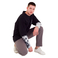 FragON T-shirt tie dye a maniche lunghe, grigio, S