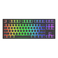 [REFURBISHED] Dark Project One KD87A Pudding Black - Gateron Mech. Żółty RGB (ENG)