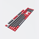 Dark Project KS-42 Keycaps PBT,  ENG/RU/UA, Gray / Red