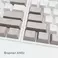 Dark Project KS-48 Keycaps PBT, ENG/RU/UA, Gray/White
