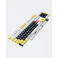 Dark Project KS-1036 PBT keycaps,  ENG/UA/RU White/Yellow