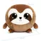 Peluche WP MERCHANDISE bradipi Lazy 22 cm