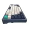 Dark Project / KD83A LTD Aluminum / Ivory & Navy Blue - Gateron Cap Teal RGB (CZ)