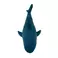 Plush toy WP MERCHANDISE  Shark turquoise, 50 cm