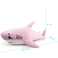 Plyšová hračka WP MERCHANDISE Žralok růžový, 100 cm