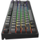 Dark Project KD87A Black / Cloud Grey - Gateron Cap Teal RGB (ENG/UA)