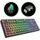 Dark Project KD87A Puding Black - Gateron Cap Teal RGB (CZ)