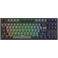 Dark Project One KD87A Black / Cloud Grey - Gateron Mech. Yellow RGB (ENG/UA)