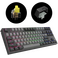 Dark Project One KD87A Black / Cloud Grey - Gateron Mech. Yellow RGB (ENG/UA)