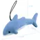Plush keychain WP MERCHANDISE Shark Nory, 13 cm, blue