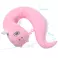 Headrest pillow WP MERCHANDISE Dragon Lily, pink, 35 cm