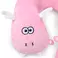 Headrest pillow WP MERCHANDISE Dragon Lily, pink, 35 cm