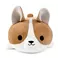Plush Pillow WP MERCHANDISE Dog Corgi Norman, 74 cm