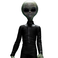 Iron Studios I Want To Believe - Alien Grey Art Scale 1/10 szobor