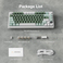 Royal Kludge M75 OLED 81K Ocean Blue - RGB ANSI (ENG) безжичен