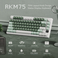 Royal Kludge M75 OLED 81K Phantom - bezprzewodowy RGB ANSI (ENG)
