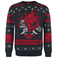 Cyberpunk 2077 Cheer Up Samurai ronda ünnepi pulcsi, fekete, 2XL
