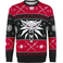 The Witcher 3 Dreaming Of A White Wolf Ugly Holiday Sweater, Black, XL