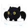Plush keychain WP MERCHANDISE Bat Blackie 15 cm