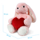 Plush toy WP MERCHANDISE Bunny Jessie with a heart 34cm