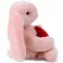 Peluche WP MERCHANDISE Lapin Jessie avec un coeur 34cm