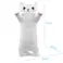 Plush pillow WP MERCHANDISE Kitty huggy Snow, 77 cm