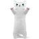 Plush pillow WP MERCHANDISE Kitty huggy Snow, 77 cm