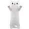 Plush pillow WP MERCHANDISE Kitty huggy Snow, 77 cm