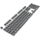 Dark Project KS-0049 Puddings PBT Keycaps, ENG/RU/UA Negro