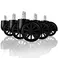 FragON Gaming Chair Spare part 3 - 60mm nylon wheels set(5 pieces)