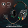 Profesjonalny gamingowy zestaw słuchawkowy Fifine H6X USB RGB, czarny