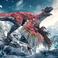 Iron Studios Jurassic World: Dominion - Statua Pyroraptora w skali 1/10