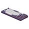 Dark Project ALU87 Violet - Tastiera meccanica da gioco (ISO DE)