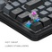 Dark Project ALU Midnight - Tastiera meccanica da gioco (ANSI)