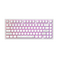 Dark Project ALU Terra Nostra Alb - Tastatură de gaming cu fir (ANSI)