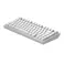 Dark Project ALU Terra Nostra White - Wired Gaming Keyboard (ANSI)