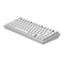 Dark Project ALU Terra Nova White - Teclado inalámbrico para juegos (ISO DE)