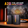 Fifine Ampligame A20 TV Gaming-Lautsprecher, schwarz