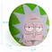 Cuscino di peluche RICK AND MORTY Faccia di Rick 36 cm