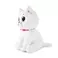 Plush toy WP MERCHANDISE cat Snowflake 31 cm