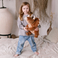 Peluche WP MERCHANDISE Dinosaurio Triceratops Daisy 47 cm