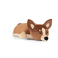 Plush pillow WP MERCHANDISE Doggy huggy 75 cm