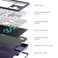 Progetto Dark ALU87A Viola/Bianco - G3MS Mech. RGB (UA)