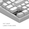 Dark Project ALU Terra Nostra White - Ενσύρματο πληκτρολόγιο παιχνιδιών (ANSI UA)