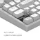 Dark Project ALU Terra Nostra White - Wired Gaming Keyboard (ANSI UA)