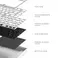 Dark Project ALU Terra Nostra White - Wired Gaming Keyboard (ANSI UA)