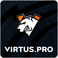 Virtus.pro метална значка с лого