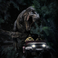 Iron Studios Jurassic Park- T-Rex Chase Demi Art Escala 1/20