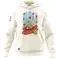 Rick and Morty hoodie off-white, L