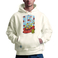 Sudadera con capucha Rick and Morty Retro Future beige, L